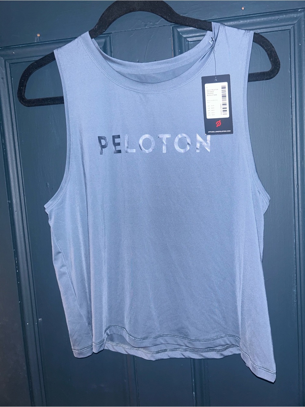 Peloton Distance Cropped Women’s Muscle Tank size large NWT